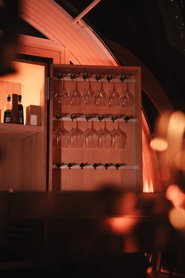Bodega y cristalería de bulthaup Grandvalira