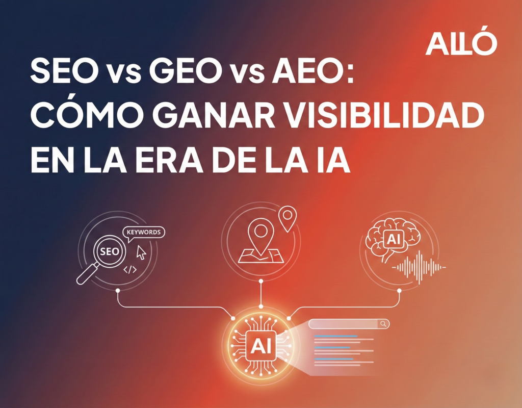 SEO vs GEO vs AEO: cómo ganar visibilidad en la era de la IA