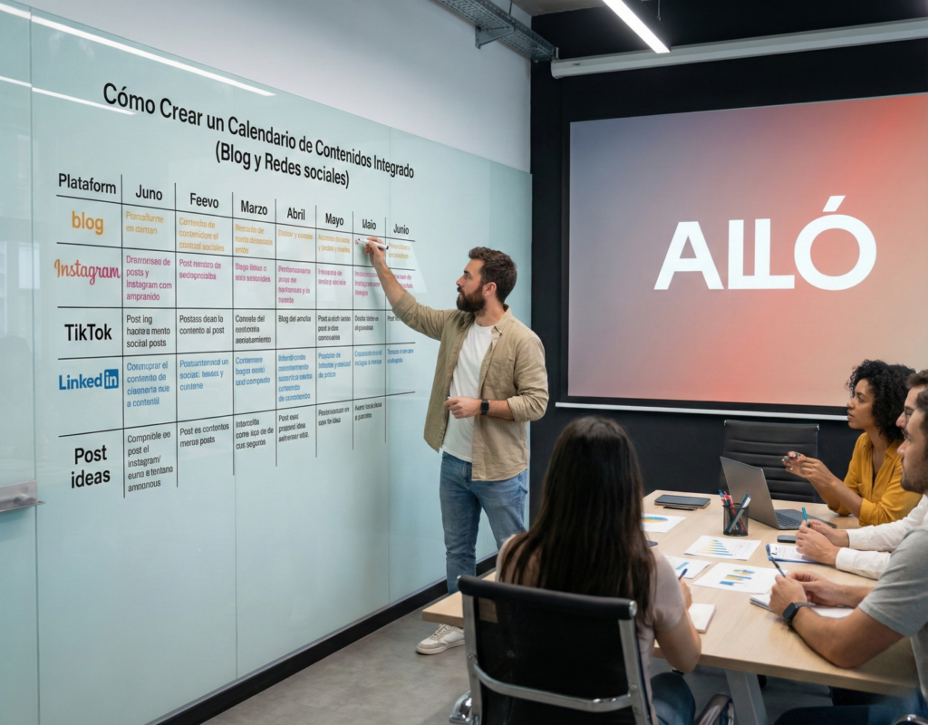 Calendario de Contenidos Integrado: Guía SEO para Blog y Redes